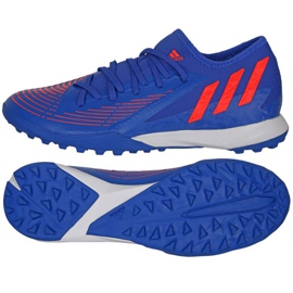 Adidas Predator Edge.3 L Tf M GX2632 focicipő kék kék