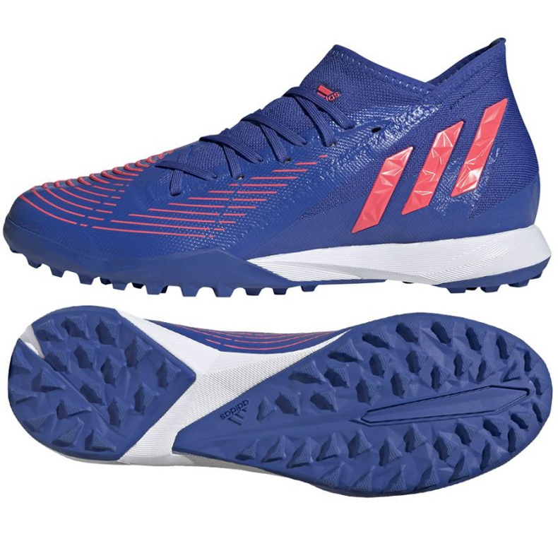 Adidas Predator Edge.3 Tf M GW9999 futballcipő kék kék Adidas Predator Edge.3 Tf M GW9999 futballcipő kék kék