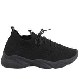 Fresto Fekete zokni sportcipő