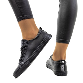 Női fekete tornacipő Big Star JJ274312