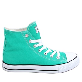 Inga L.GREEN bokáig érő tornacipő zöld