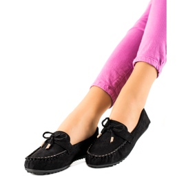 TRENDI Velúr Loafers masnival fekete TRENDI Velúr Loafers masnival fekete