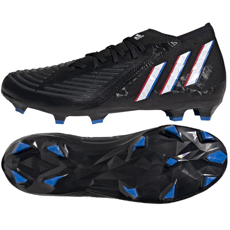 Adidas Predator Edge.2 Fg M GW2271 futballcipő fekete fekete