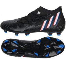 Adidas Predator Edge.3 Fg M GV9856 futballcipő fekete fekete Adidas Predator Edge.3 Fg M GV9856 futballcipő fekete fekete