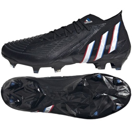 Adidas Predator Edge.1 Fg M H02935 futballcipő sokszínű fekete