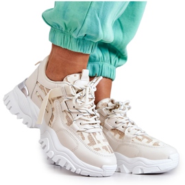 Cipők Egy Masszív Talp Bézs Az Ön Stílusa