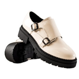 TRENDI Divatos La.Fi cipő bézs TRENDI Divatos La.Fi cipő bézs