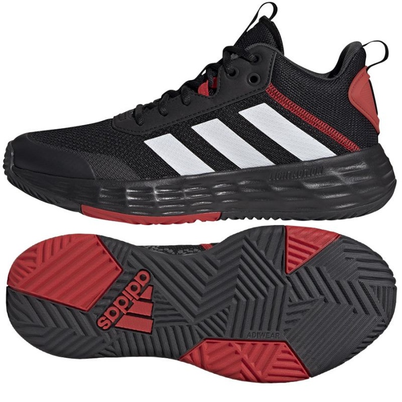 Adidas OwnTheGame 2.0 H00471 kosárlabda cipő fekete fekete