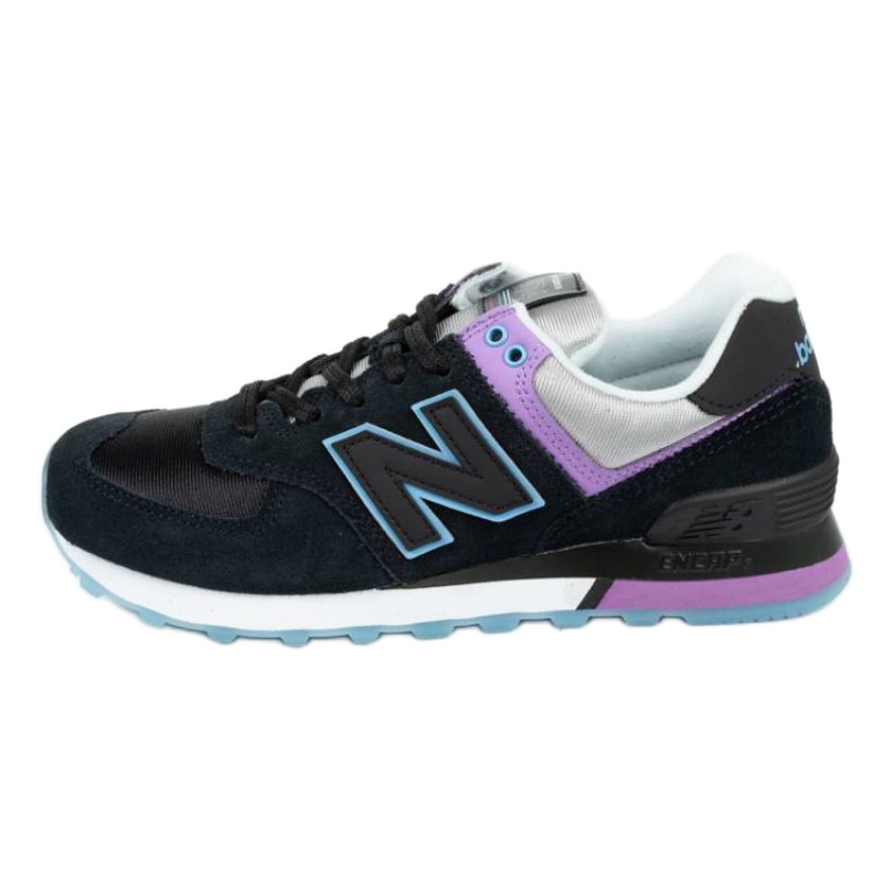 New Balance W WL574SAU cipő fekete ibolya kék szürke