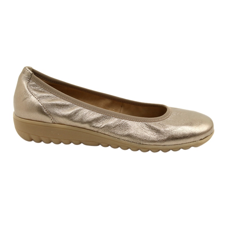 Caprice Balerina Taupe Metallic 9-22161-28 bézs sokszínű aranysárga