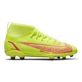 Nike Mercurial Superfly 8 Club Mg Jr CV0790-760 futballcipő zöld zöld Nike Mercurial Superfly 8 Club Mg Jr CV0790-760 futballcipő zöld zöld