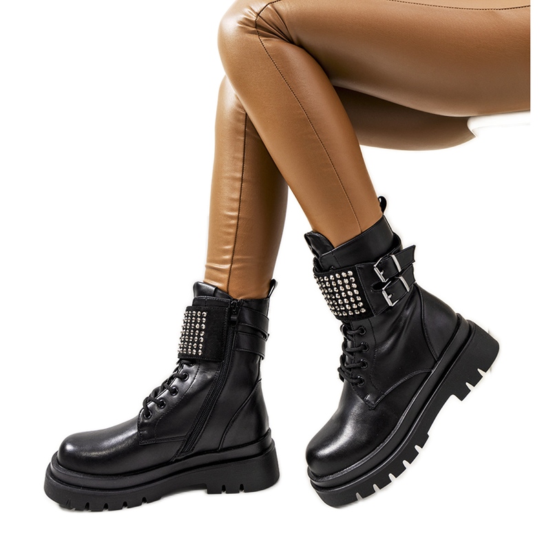 Fekete Mirama hőszigetelt csizma