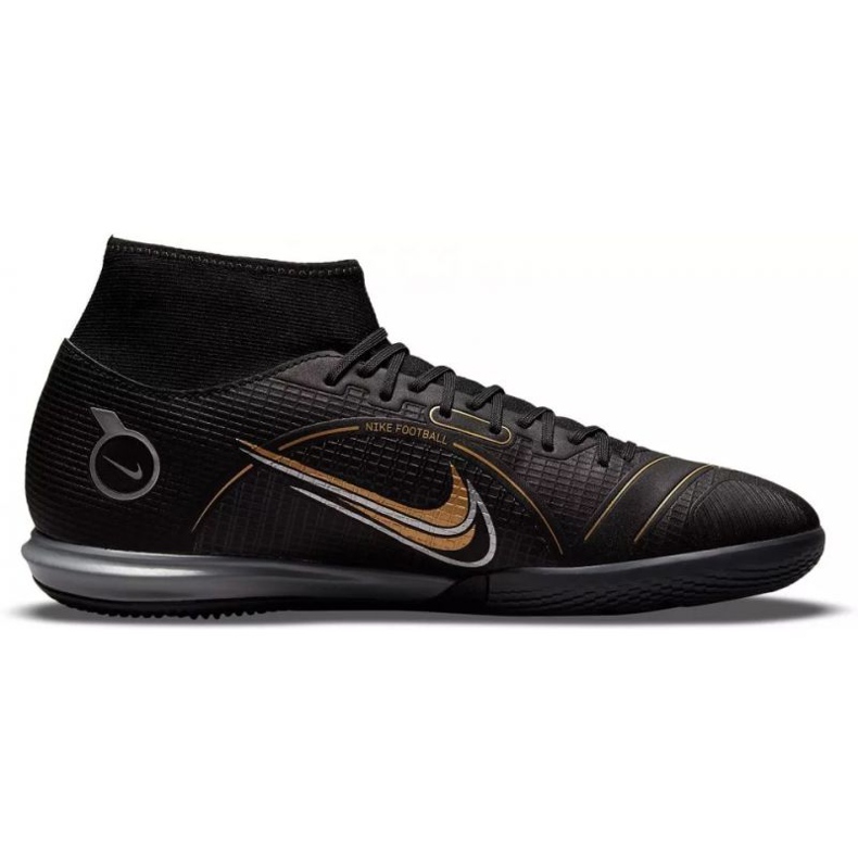 Nike Mercurial Superfly 8 Academy Ic M DJ2875 007 futballcipő fekete fekete Nike Mercurial Superfly 8 Academy Ic M DJ2875 007 futballcipő fekete fekete