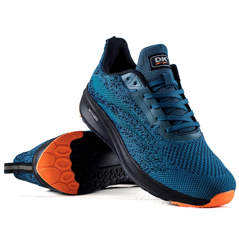Könnyű DK sportcipő sötétkék kék zöld