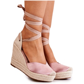FS1 Espadrilles, Wedge Sandals Nude Remek bézs rózsaszín FS1 Espadrilles, Wedge Sandals Nude Remek bézs rózsaszín