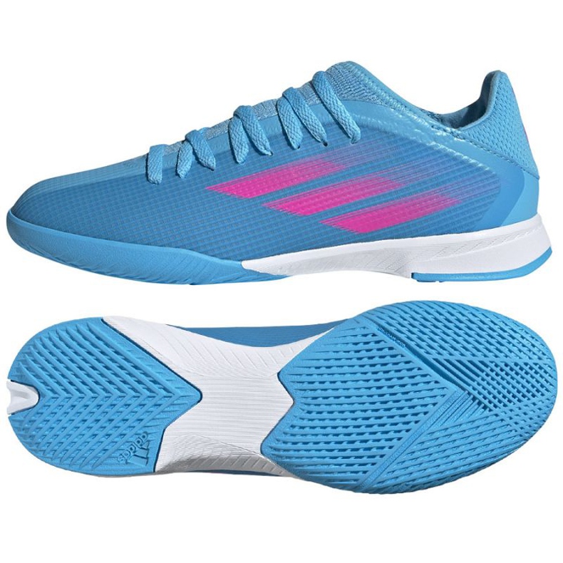 Adidas X Speedflow.3 J Jr GW7493 cipőben kék kék