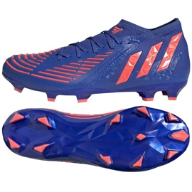 Adidas Predator Edge.2 Fg M GW2270 futballcipő kék kék és sötétkék