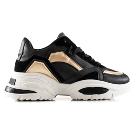 TRENDI Eco bőr cipők fekete