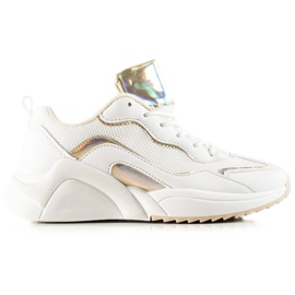 TRENDI Cipők Holo effektussal fehér TRENDI Cipők Holo effektussal fehér