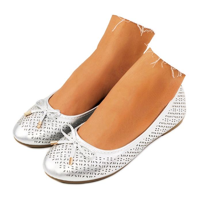 Ezüst balerinák áttört Negrete mintával Ezüst balerinák áttört Negrete mintával