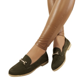 Zöld Aniria lapos sarkú naplopók khaki