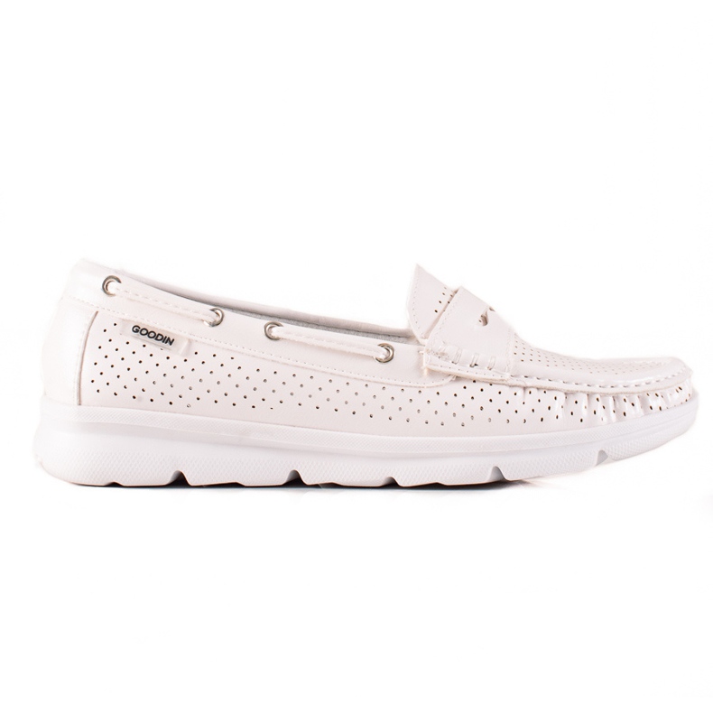 Goodin Könnyű naplopók az emelvényen fehér Goodin Könnyű naplopók az emelvényen fehér