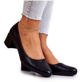 Bőr szivattyúk oszlopon Sergio Leone PB291 fekete