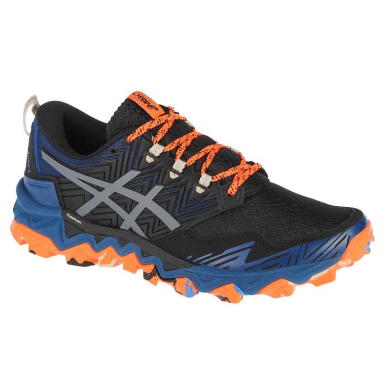 Asics Gel-FujiTrabuco 8 M 1011A668-400 fekete kék narancssárga szürke