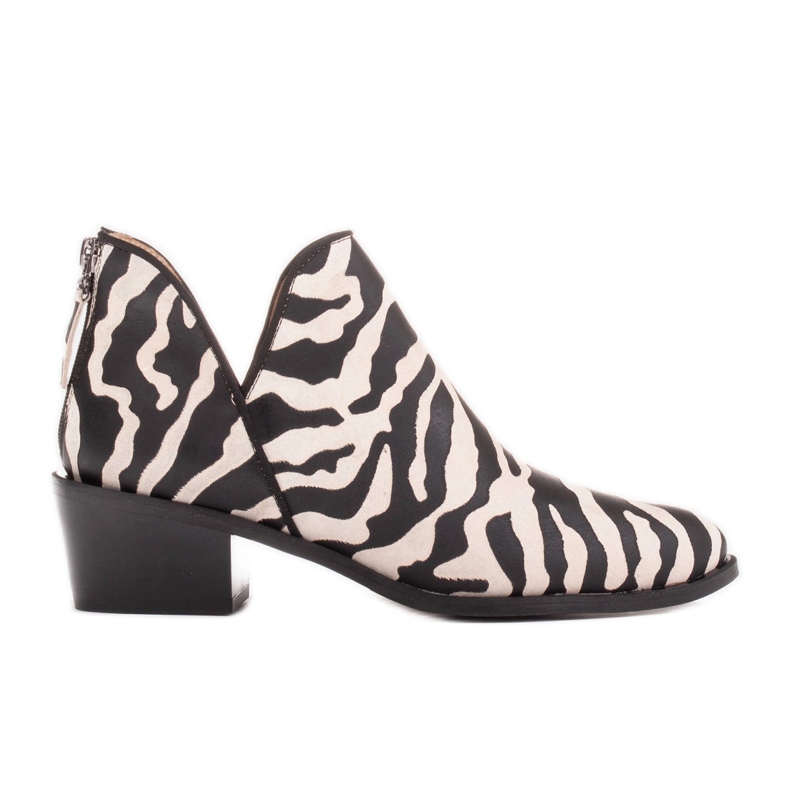 Marco Shoes Valódi bőr csizma 1954B-1249-1 kivágással bézs