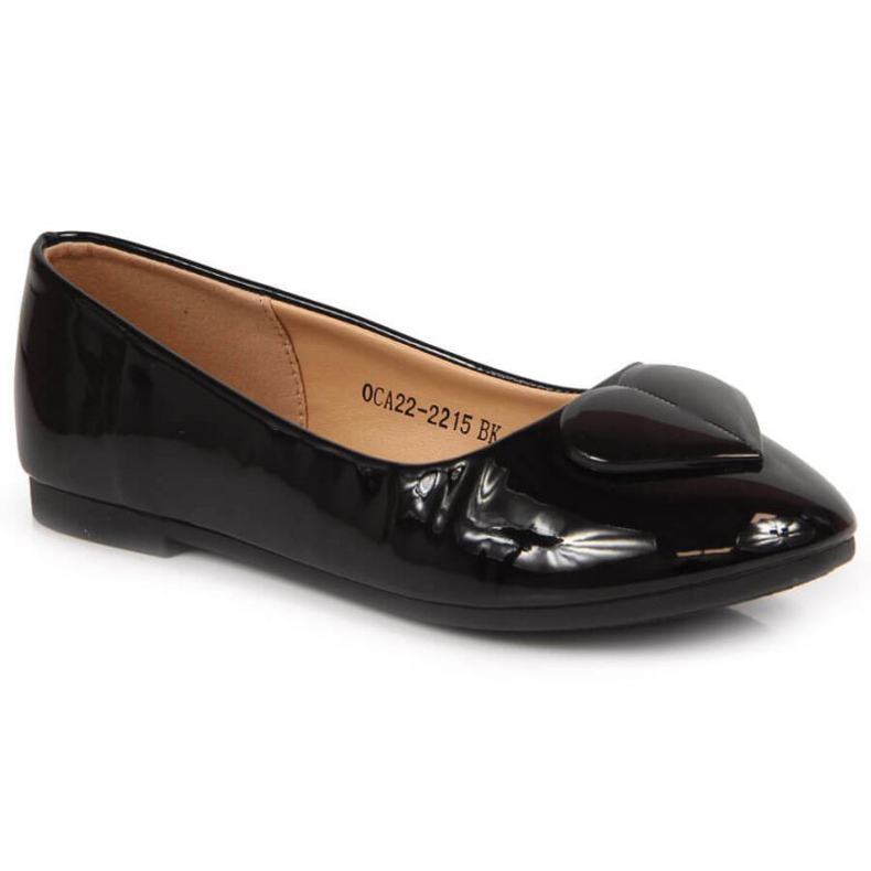 Szíves balerinák Communion Vinceza Jr JAN78A fekete