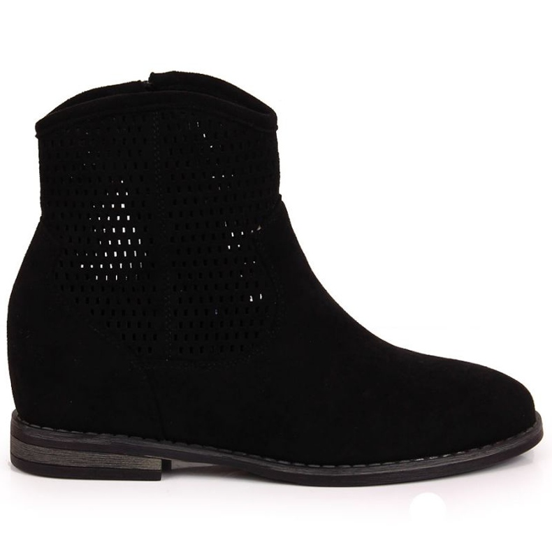 Áttört csizma S. Barski W OLI141A fekete