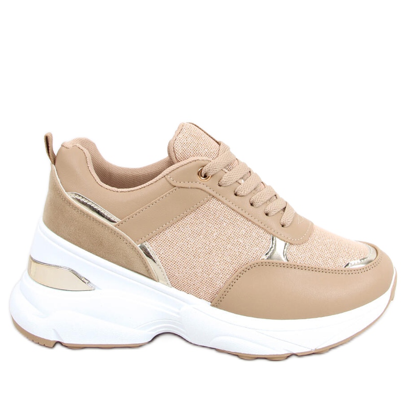 Rejtett Dafne Khaki éksarkú sportcipő