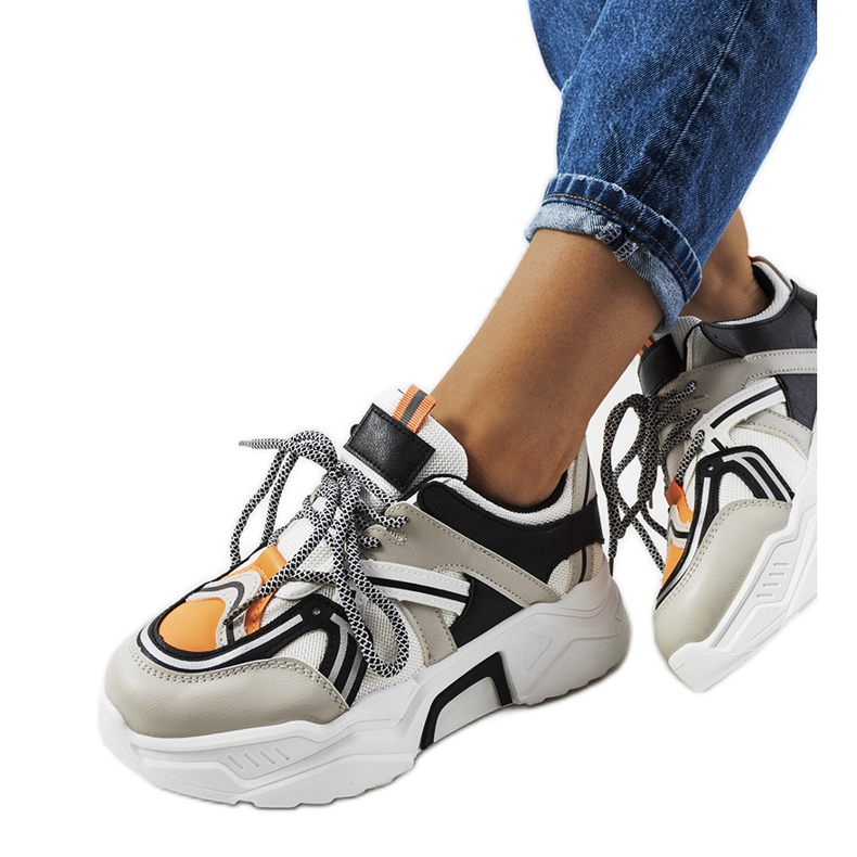 Delois női szürke tornacipő fekete