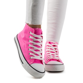 Keri neon rózsaszín tornacipő