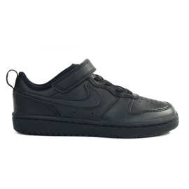 Nike Court Borough Low 2 Jr BQ5451-001 cipő fekete