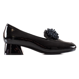 Magas sarkú cipő VINCEZA fekete