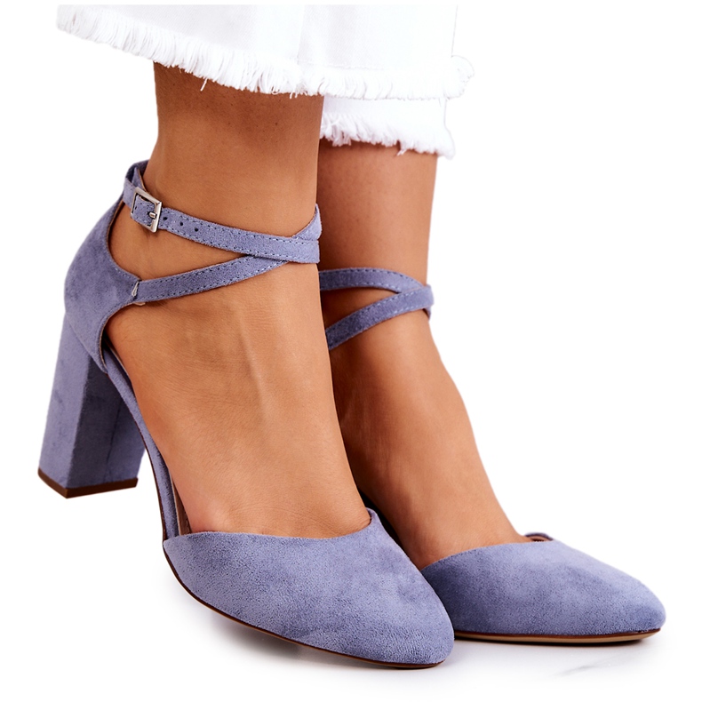 Velúr szivattyúk oszlopon Sergio Leone SK851 kék