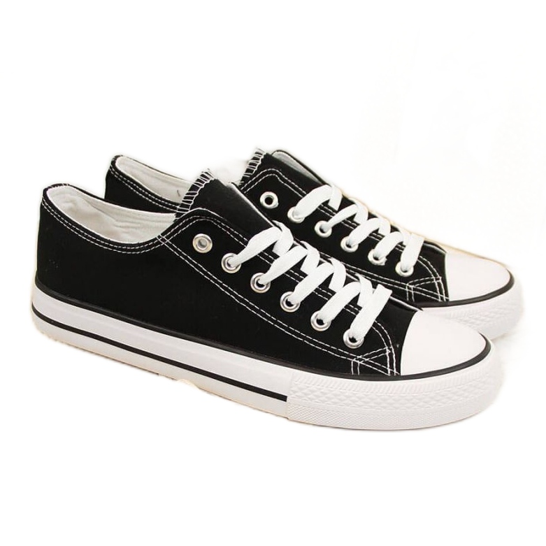 Textil alacsony tornacipő Atletico W ATC266A fekete