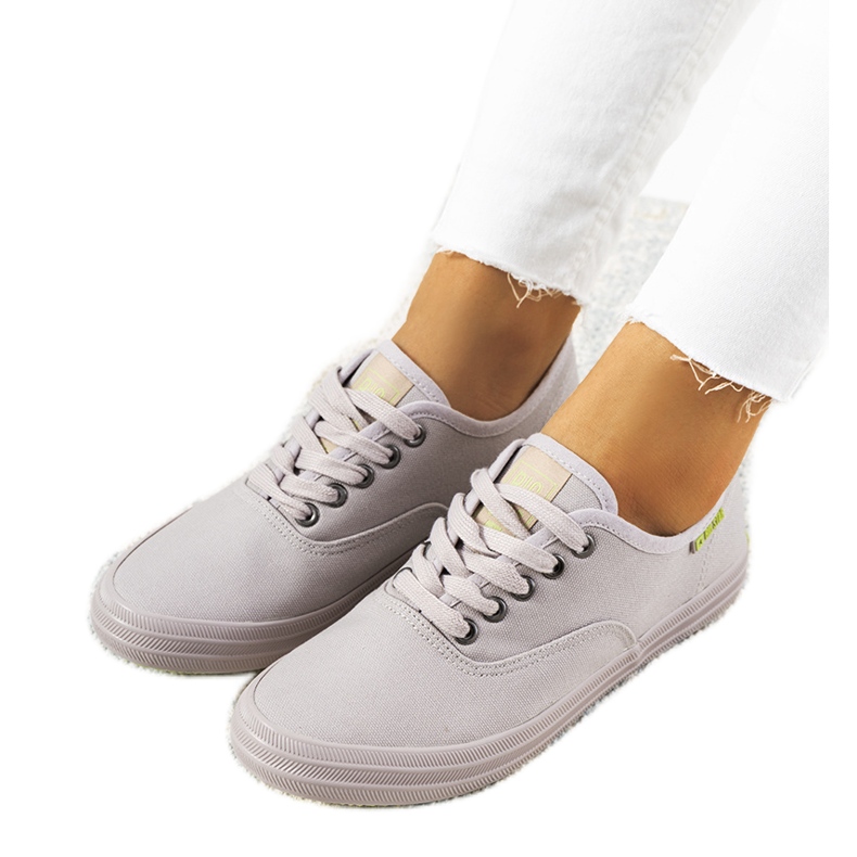 Szürke Big Star női tornacipő JJ274264