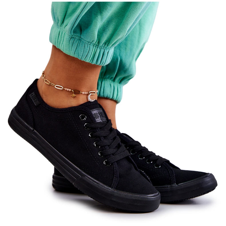 Női alacsony tornacipő Big Star JJ274066 fekete