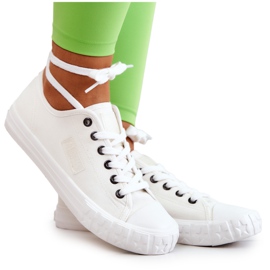 Klasszikus női tornacipő Big Star JJ274493 fehér Klasszikus női tornacipő Big Star JJ274493 fehér