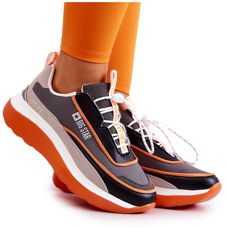 Sportcipő Cipők Big Star JJ274996 Szürke-narancs