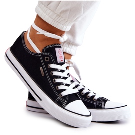 Női klasszikus tornacipő Cross Jeans JJ2R4011C fekete