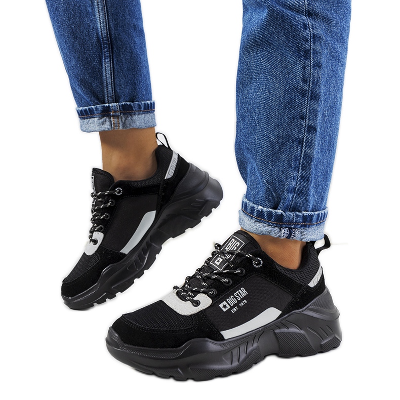 Black Big Star JJ274289 tornacipő fekete