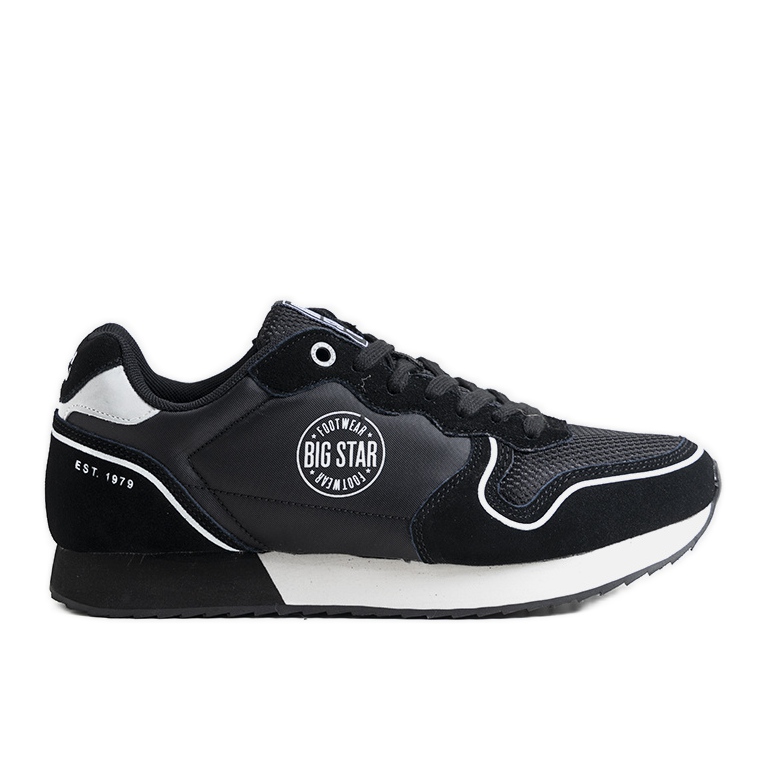 Fekete férfi Big Star JJ174140 tornacipő