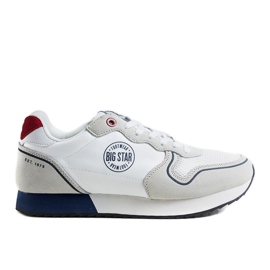 Férfi fehér tornacipő Big Star JJ174141 Férfi fehér tornacipő Big Star JJ174141