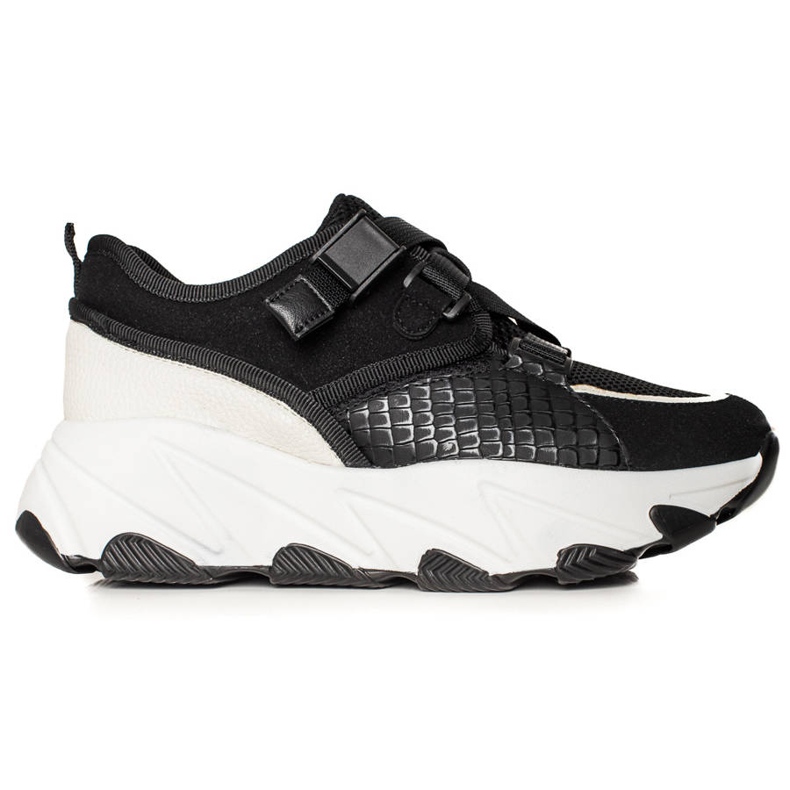 W. Potocki Cipők Potocki csattal fekete