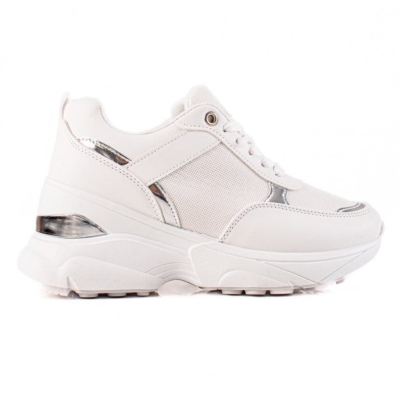 Diamantique Stílusos cipők a platformon fehér