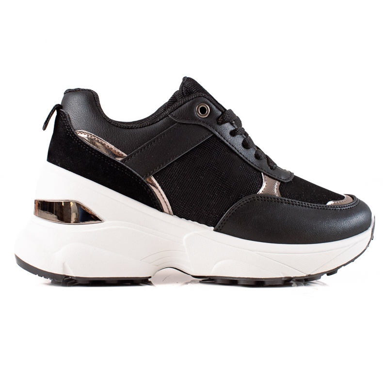 Diamantique Stílusos cipők a platformon fekete