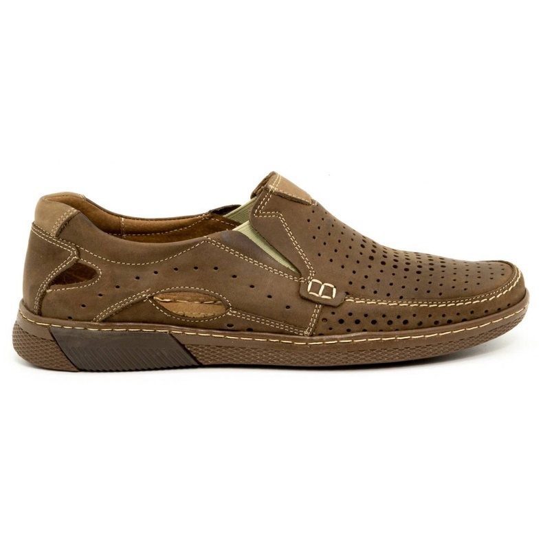 Olivier Bőr férfi cipő 937MP barna